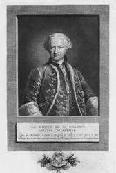Hrabě Saint-Germain, slavný alchymista, 1783